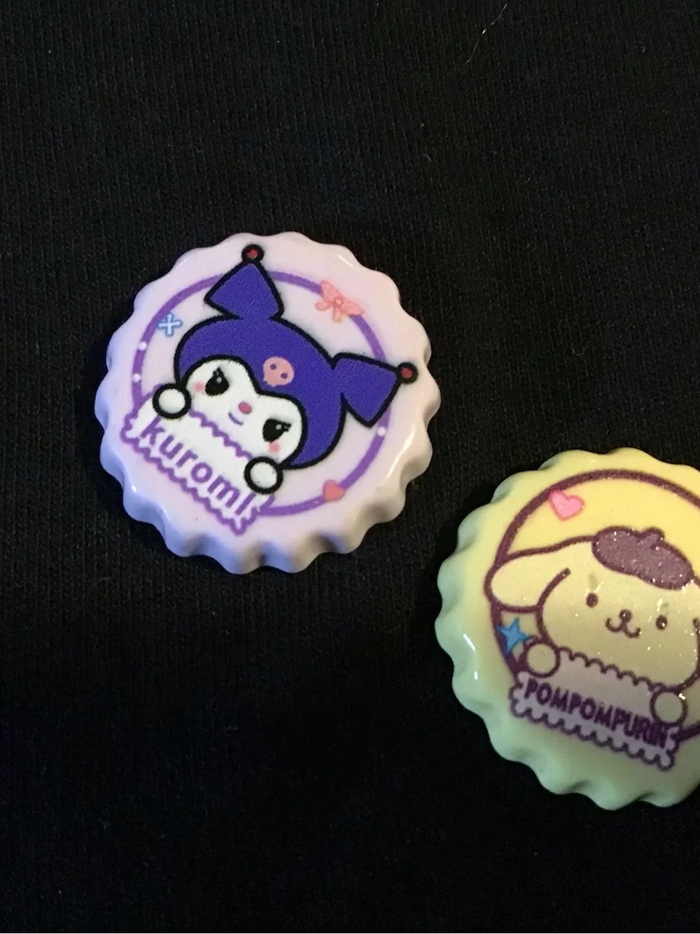 Set of four Sanrio characters mini magnet set